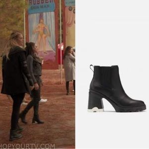 Sorel Brex Heel Chelsea Black Rain Bootie ASO Hope Mikaelson